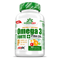 GreenDay® Omega3 FORTE 330/220 + D3,K2,Vit.E  90 softgels