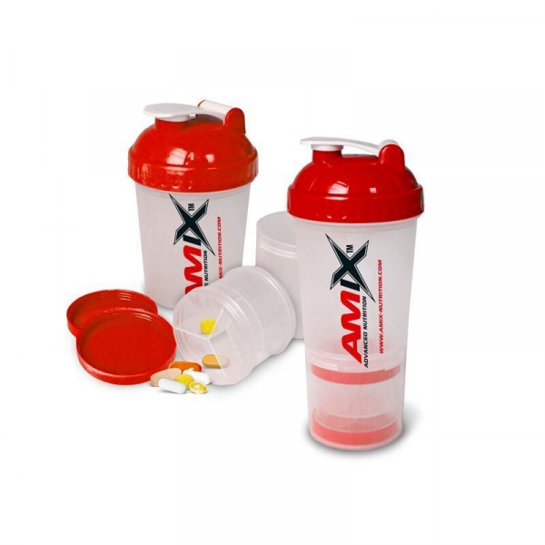 Amix® Shaker Monster Bottle 600ml RED
