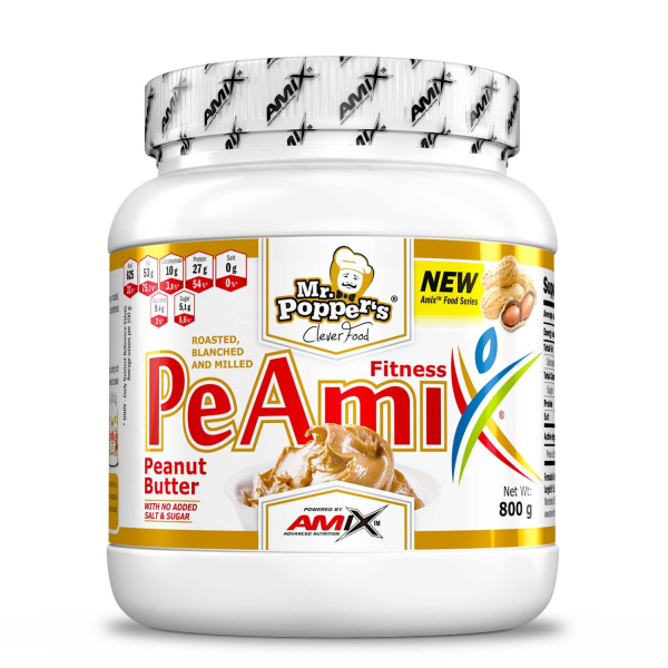 Mr.Poppers - PeAmix Fitness Peanut Butter 800g