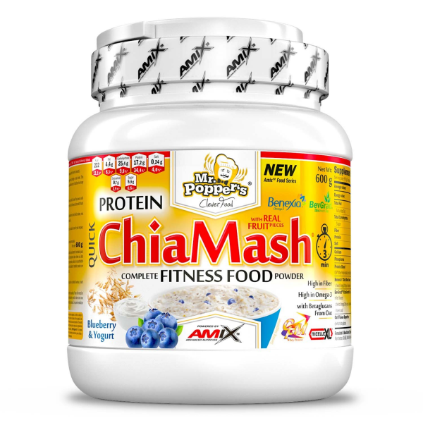 Mr.Poppers - Protein ChiaMash Blueberry