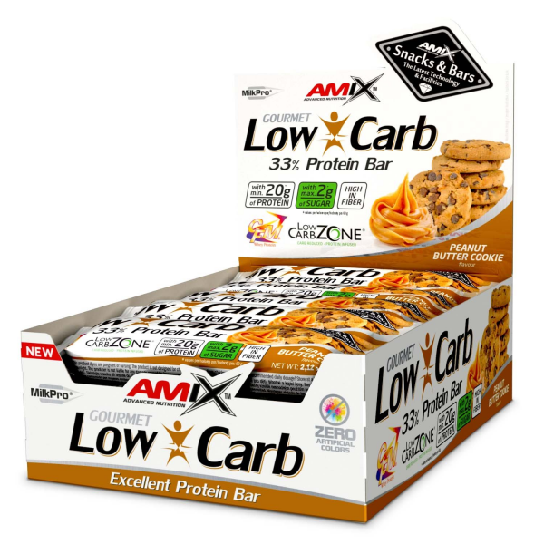 Low-Carb 33% Protein Bar Peanut Butter 15x60g